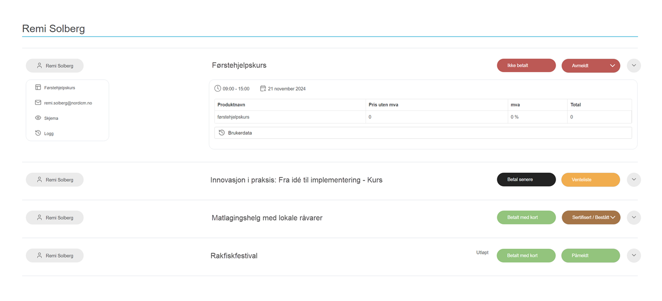 Smilefjes-feedback for en konferanse